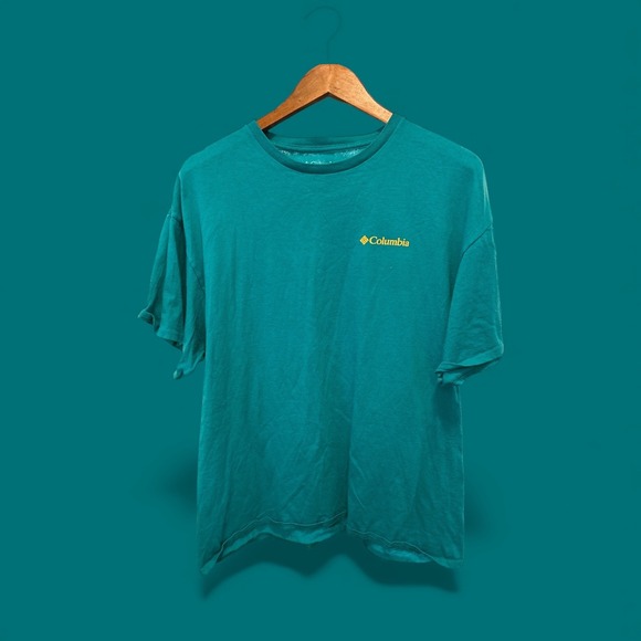 Columbia Other - Columbia Sportswear Company Northwest Original T Shirt Teal Mens XL Graphic Tee‎